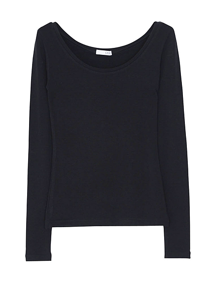 warmUネックロングTシャツ