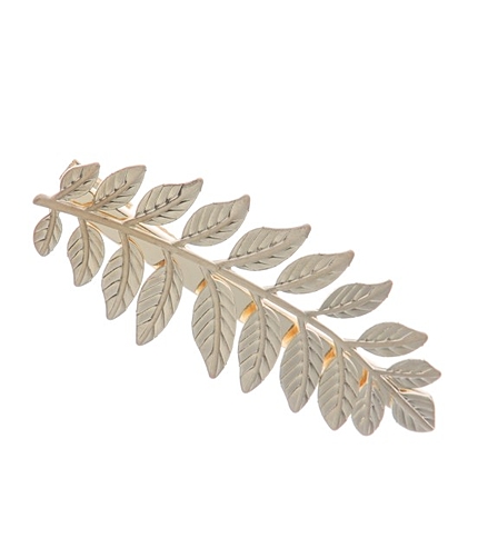 メタルリーフモチーフバレッタ