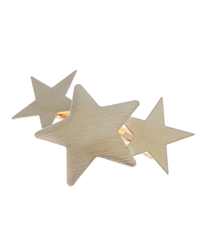 メタルスターモチーフバレッタ