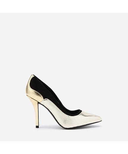 デュオテクスチャードパンプス / DUO-TEXTURED PUMPS