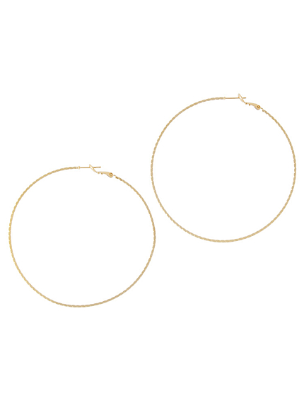 Bigサークルフープピアス