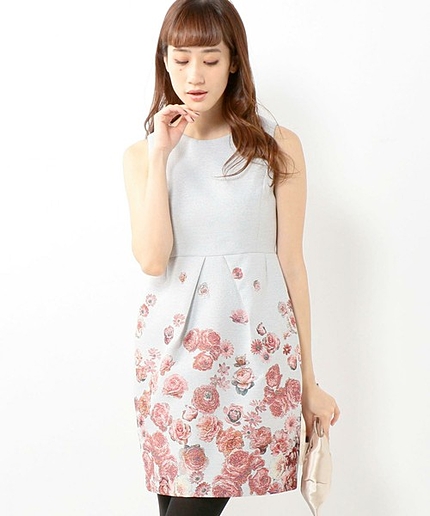 〓JP GNU×JC  ジャカード  ワンピース / ヌー / 結婚式 / オケージョン / フォーマル