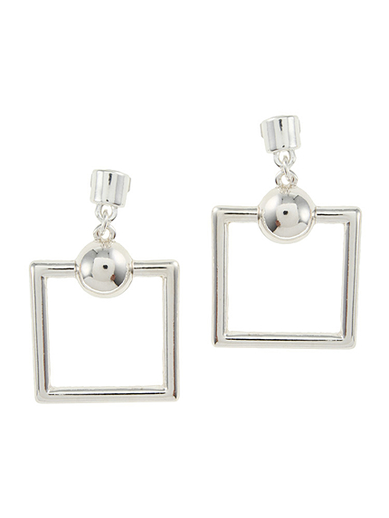 【LIFE】シンプルスクエアピアス