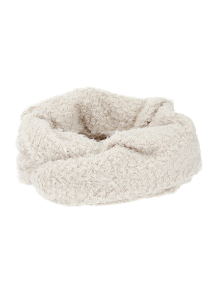 poodle knit snood