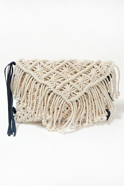 マクラメリボンクラッチ