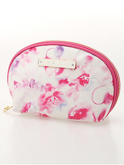 ぼかしフラワーマルチポーチ