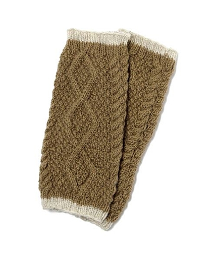 ケーブルレッグウォーマー