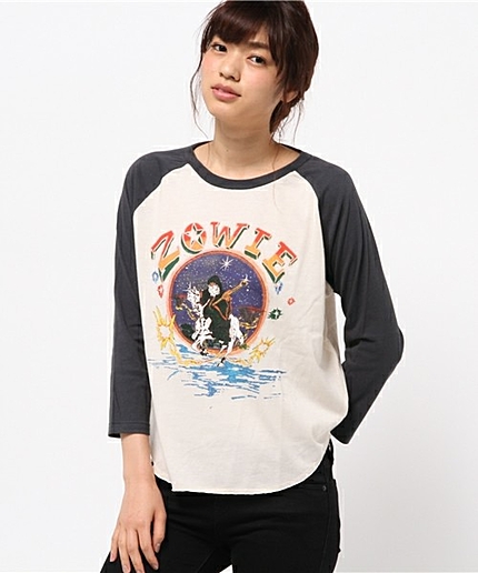 ラグランロックロングスリーブTシャツ/AEBC T/Cラグランロック LSL T