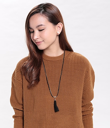 フリンジ2連ネックレス