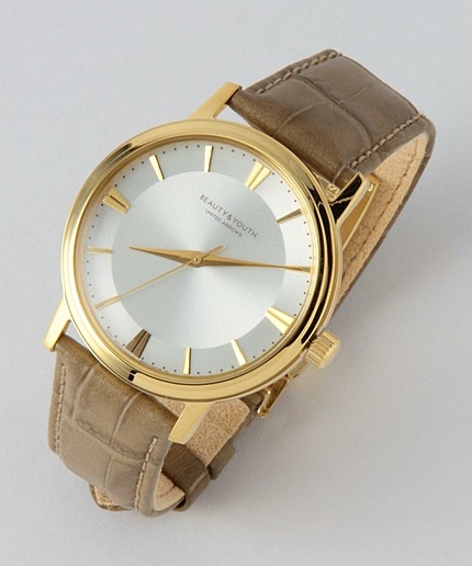 BY クラシック レザーベルト/腕時計