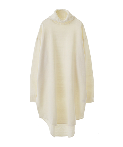 タートルラウンドニットワンピース