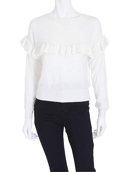 【DUO】 RNフリルニットトップス