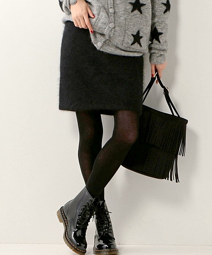 UBCE アンゴラ タイトスカート