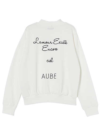 【dazzlin】バックプリントトレーナー