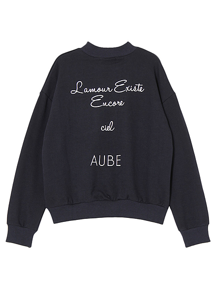 【dazzlin】バックプリントトレーナー