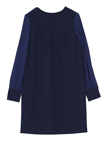 スリーブスリットワンピース