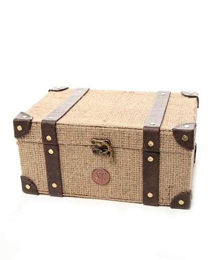 ジュートトランクボックス L