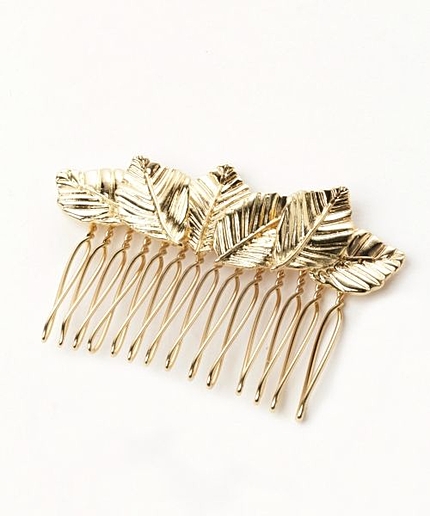 ゴールドモチーフコーム