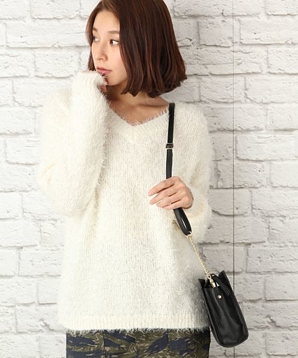 3Gフェザーヤーンプルオーバー