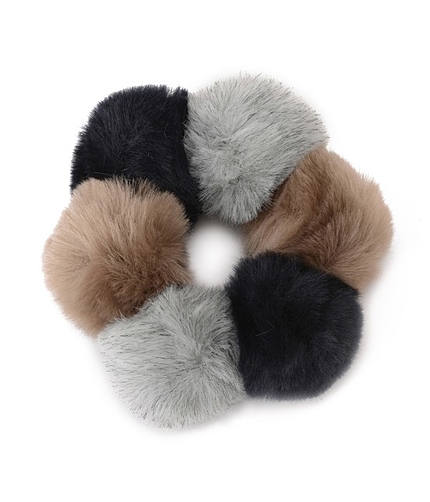 フェイクファーポンポンシュシュ