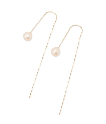 パールチェーンピアス