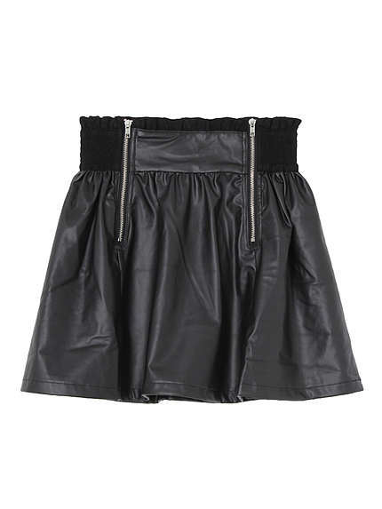 ZIPミニスカート