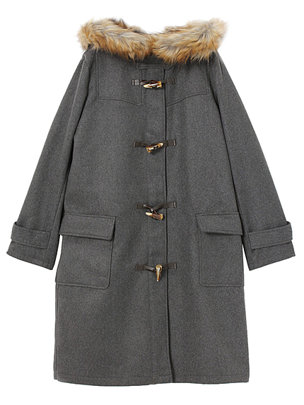 メルトンロングダッフルコート