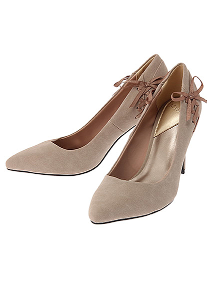 スピンドルヒールパンプス