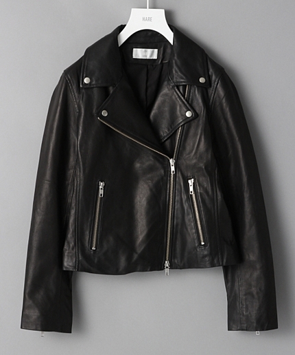 【LADIES / WEB限定予約】ラムレザーＷライダース