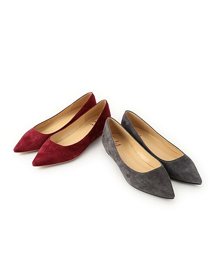 <シルバーのみ予約>【WEB限定】O ポインテッドウェッジ パンプス20○↑