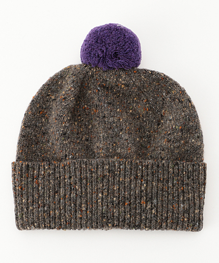 ポンポン ニット帽