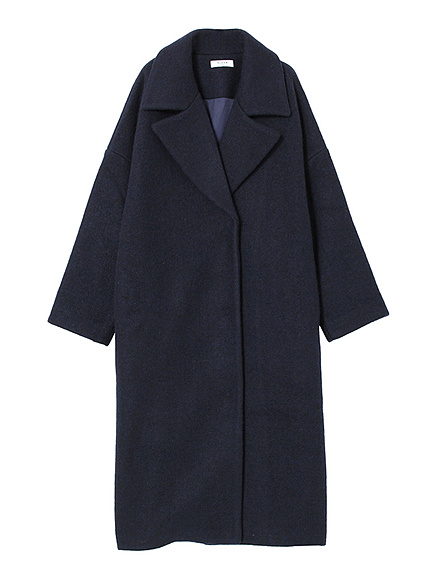 【ELDER】SLIVER RIB MELTON LIGHTコート