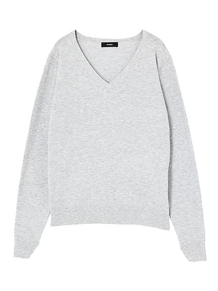 v neck softニットトップス