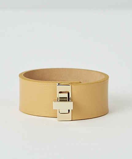 MAISON BOINET レザー スクエア ヒネリ ブレスレット / メゾンボワネ / メゾン ボワネ / レザーブレス