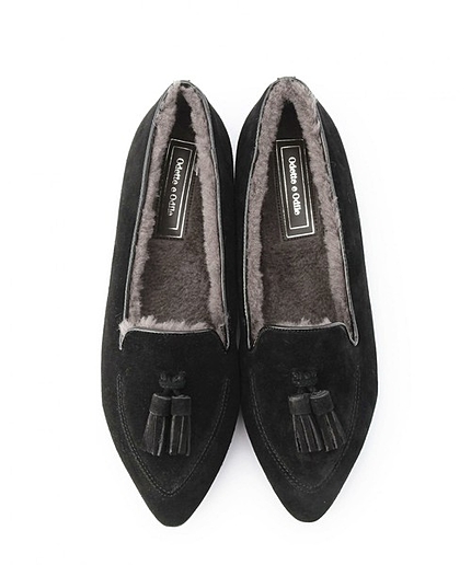 OHL タッセルボア スリッポン10