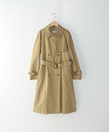 ＜steven alan＞COTTON LONG TRENCH COAT/ﾄﾚﾝﾁｺｰﾄ　◇