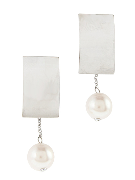 メタルプレートピアス