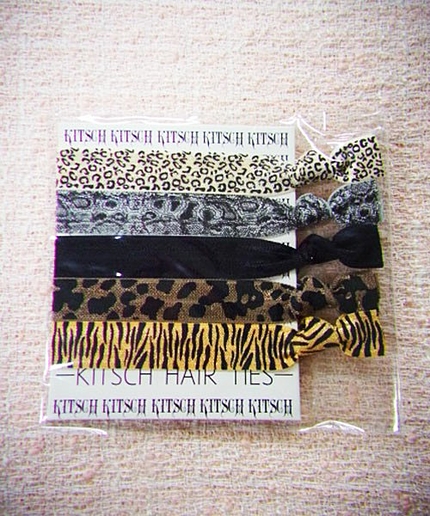 KITSCH SAFARI HAIR TIE / キッチュ / ヘアゴム / サファリ / 柄