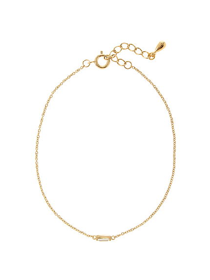 スクエアクリスタル　ブレスレット