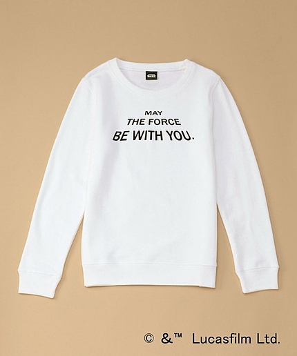 【WEB限定】STAR WARS（スター・ウォーズ） ロゴPRT スウェット②YODA