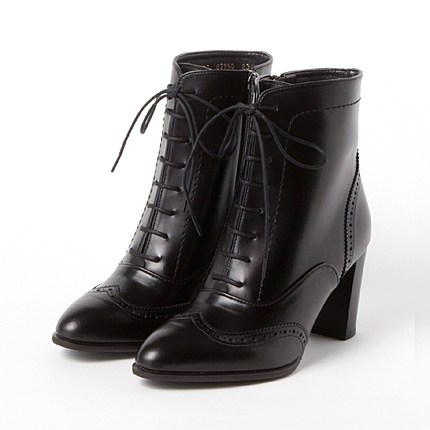 ハンサムに仕上がる★レースアップショートブーツ