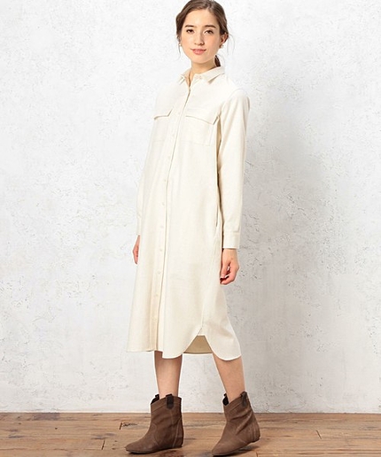 La Porte C ネルSHIRTS ワンピース