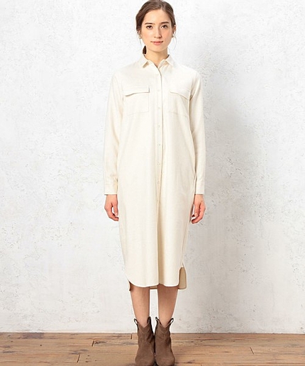 La Porte C ネルSHIRTS ワンピース