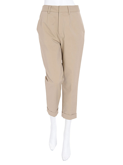 センタープレステーパードパンツ