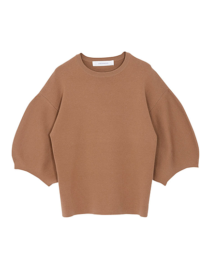 ボリュームスリーブニット