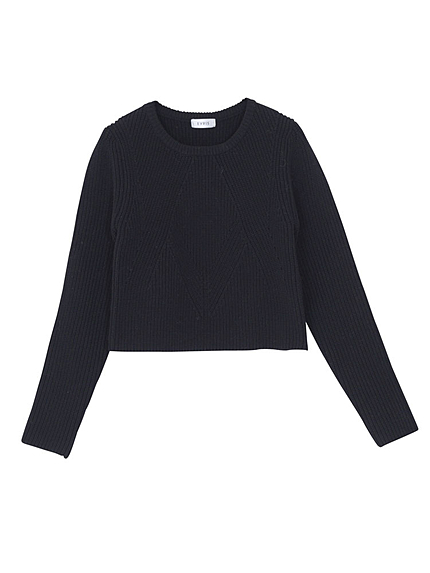 クロップドスリムニットTOPS