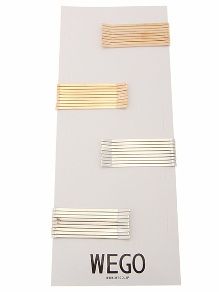WEGO/メタル細ヘアピン