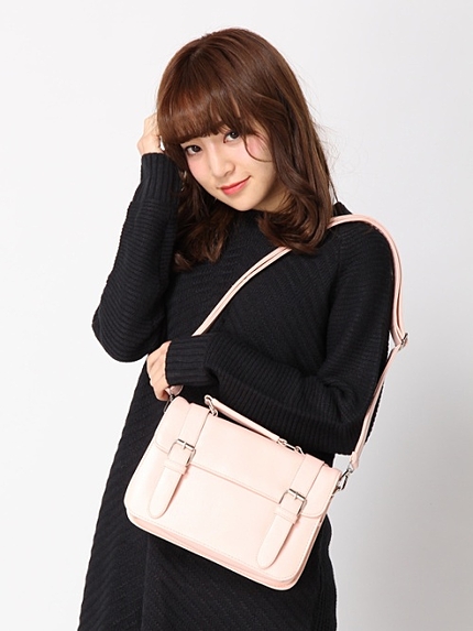 WEGO/ミニサッチェルショルダーバッグ