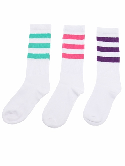 WEGO/3Pセットラインソックス