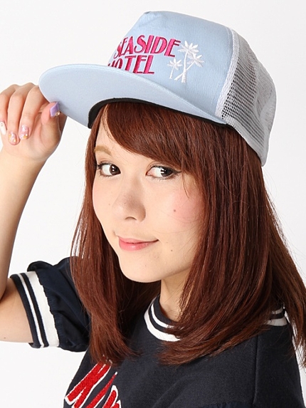 WEGO/ロゴメッシュキャップ